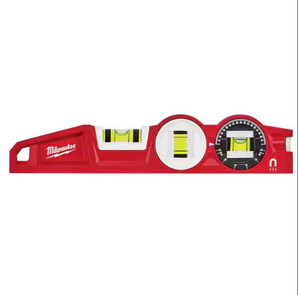 New !Milwaukee 10 in. 360-degree Locking Die Cast Torpedo Level, 48-22-5210