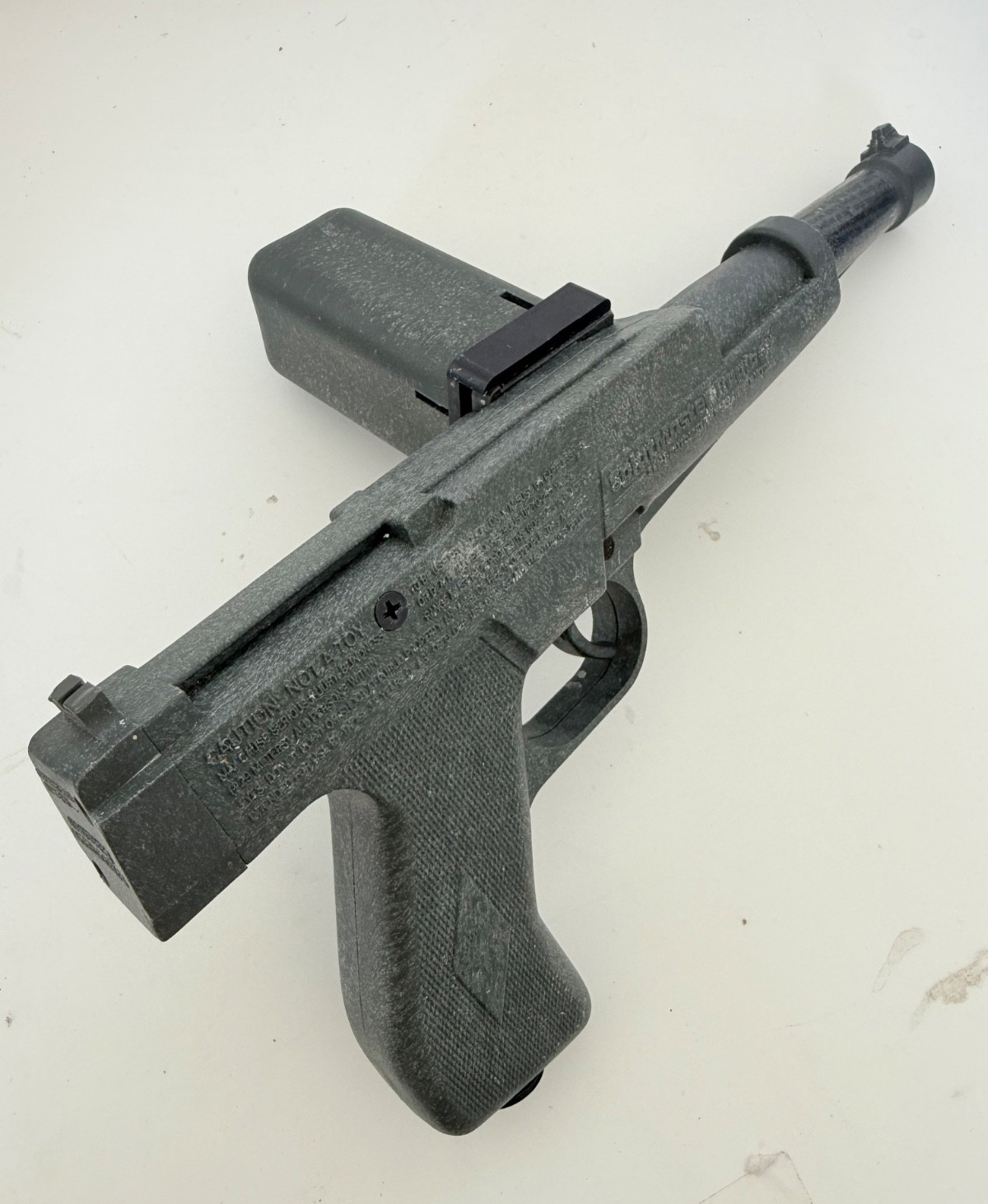 Vintage Old School Game Splatmaster Rapide Semi-Auto Paintball Pistol Hand Gun