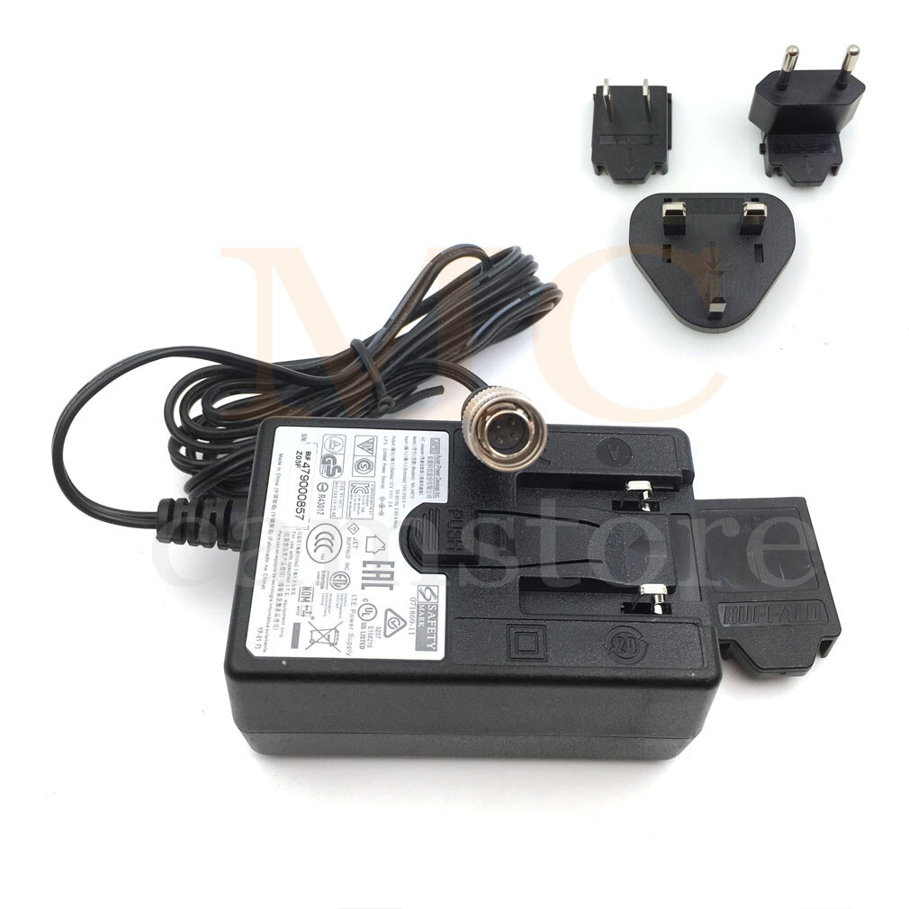 Hirose 4 pin male to Universal AC Power Adapter for Zoom F8 F4,Sound Devices 688