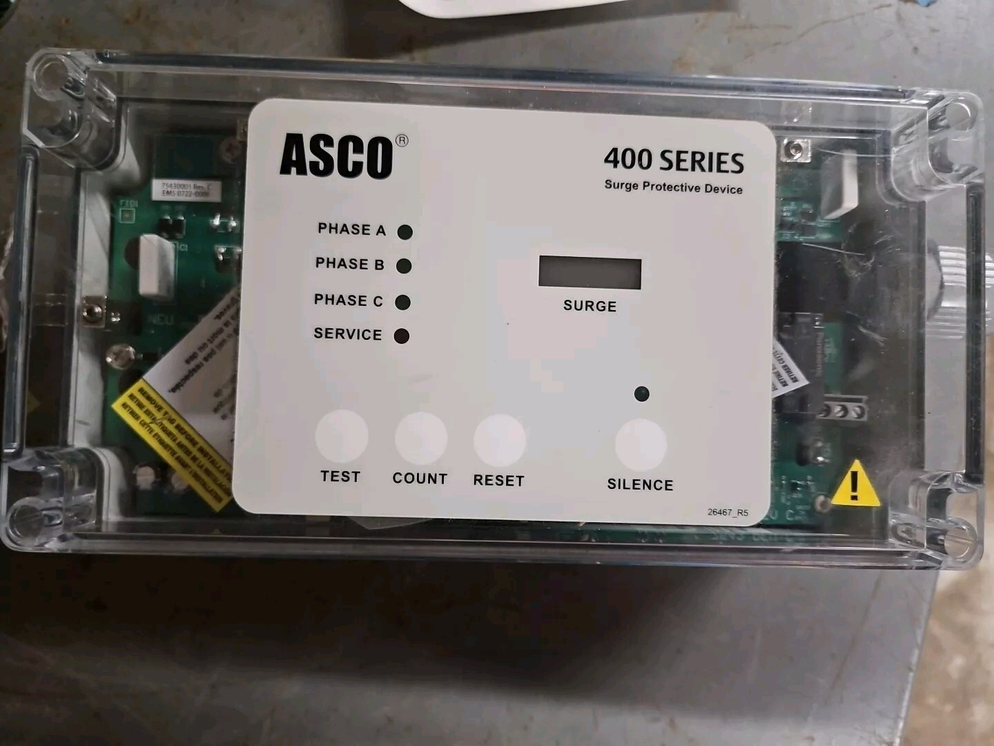 Asco 400 Series Type  480v surge protector