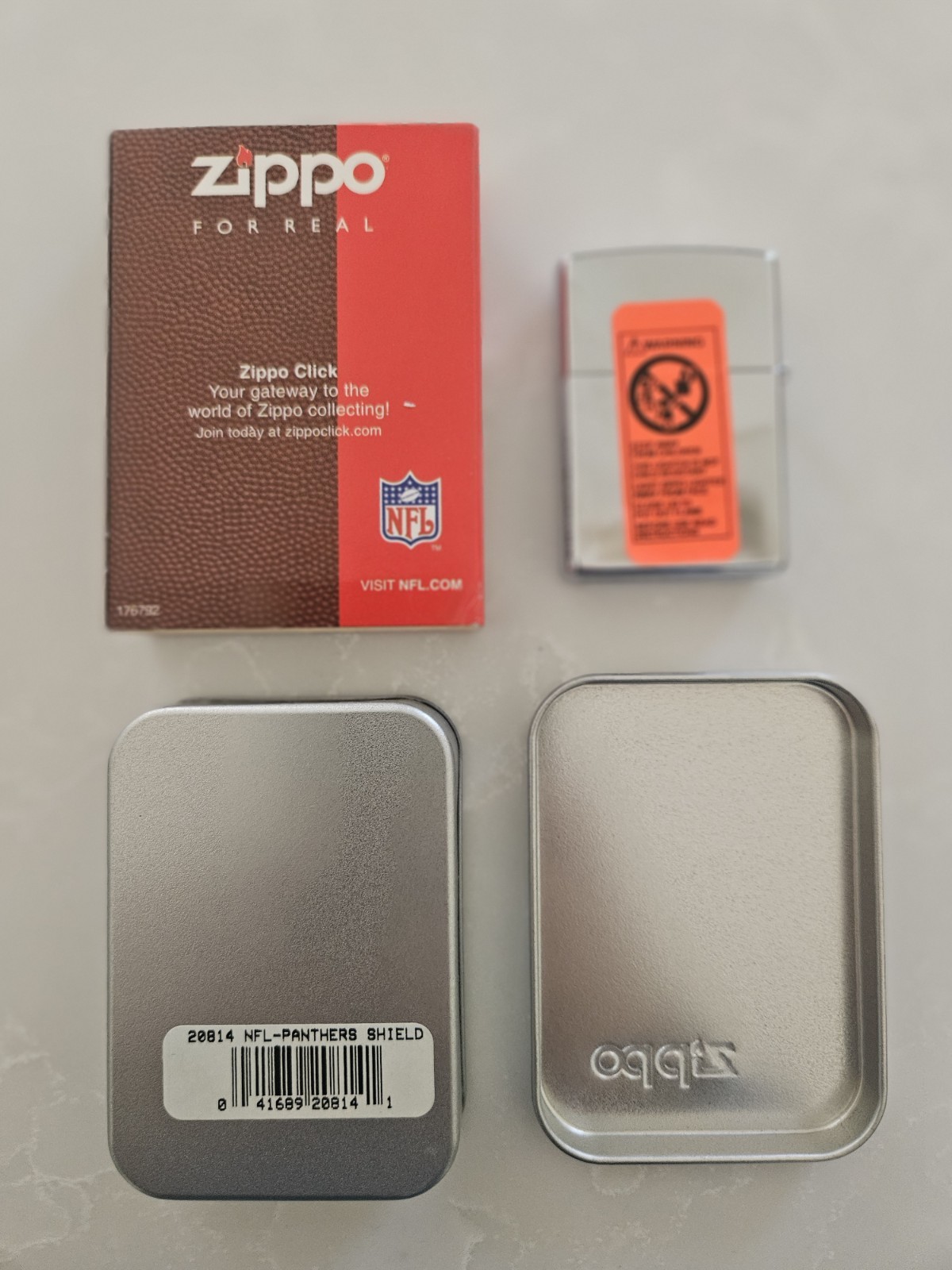 Carolina Panthers ZIPPO Lighter MINT IN BOX