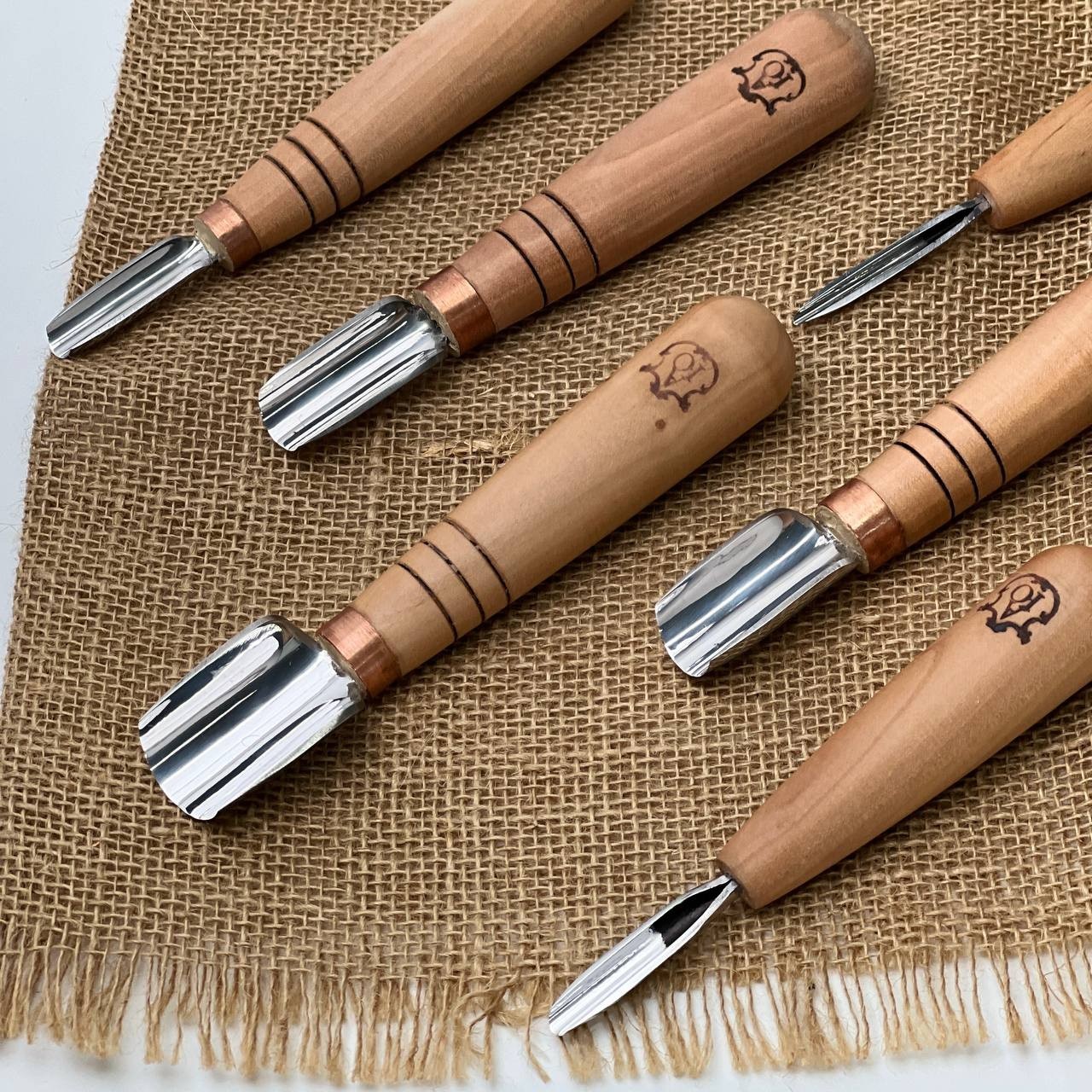 Short gouge straight-bevel, Woodcarving tools, Chisels, Gift for teenager