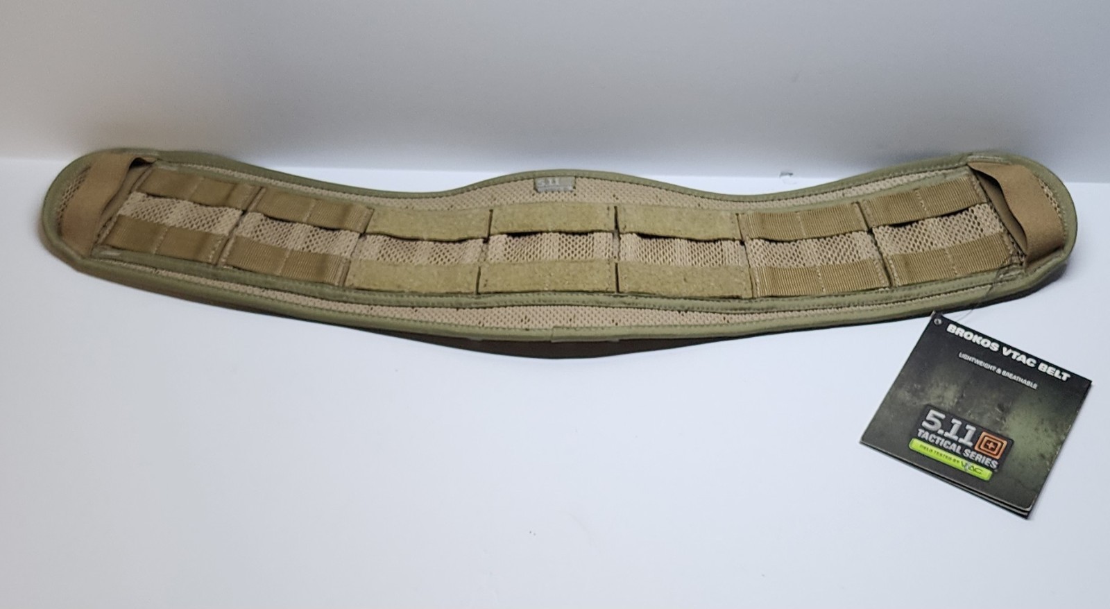 5.11 TACTICAL VTAC BROKOS MOLLE BATTLE BELT M - S Size SANDSTONE 58642