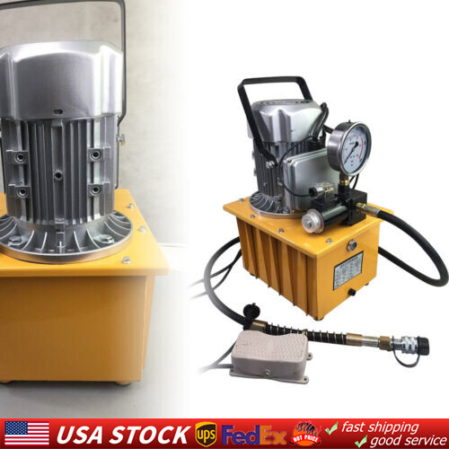 Electric Hydraulic Pump Solenoid Single Acting 10K PSI for Hydraulic Equipments
