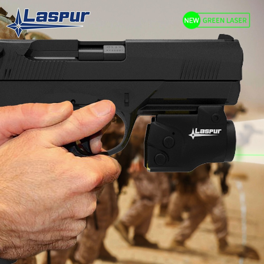 Laspur Metal Compact Laser Sight & Flashlight Combo Rechargeable Battery