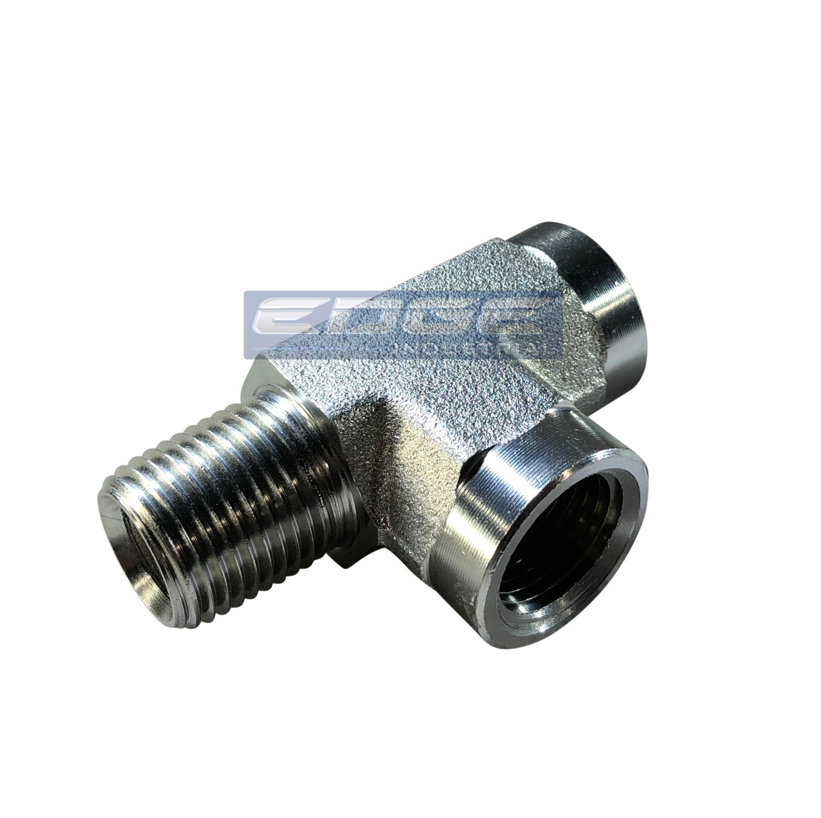 EDGE INDUSTRIAL STEEL STREET TEE 1/2" NPT HYDRUALIC / FUEL / AIR / WOG