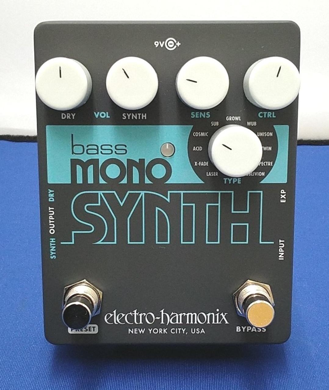 ELECTROHARMONIX Bass Mono Synth Pedal Used Authentic FullyFunctional Ready