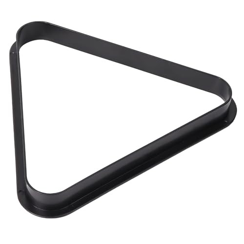 Black Plastic Billiard Pool Ball 8-Balls / 9-Ball Diamond Pool Triangle Rack