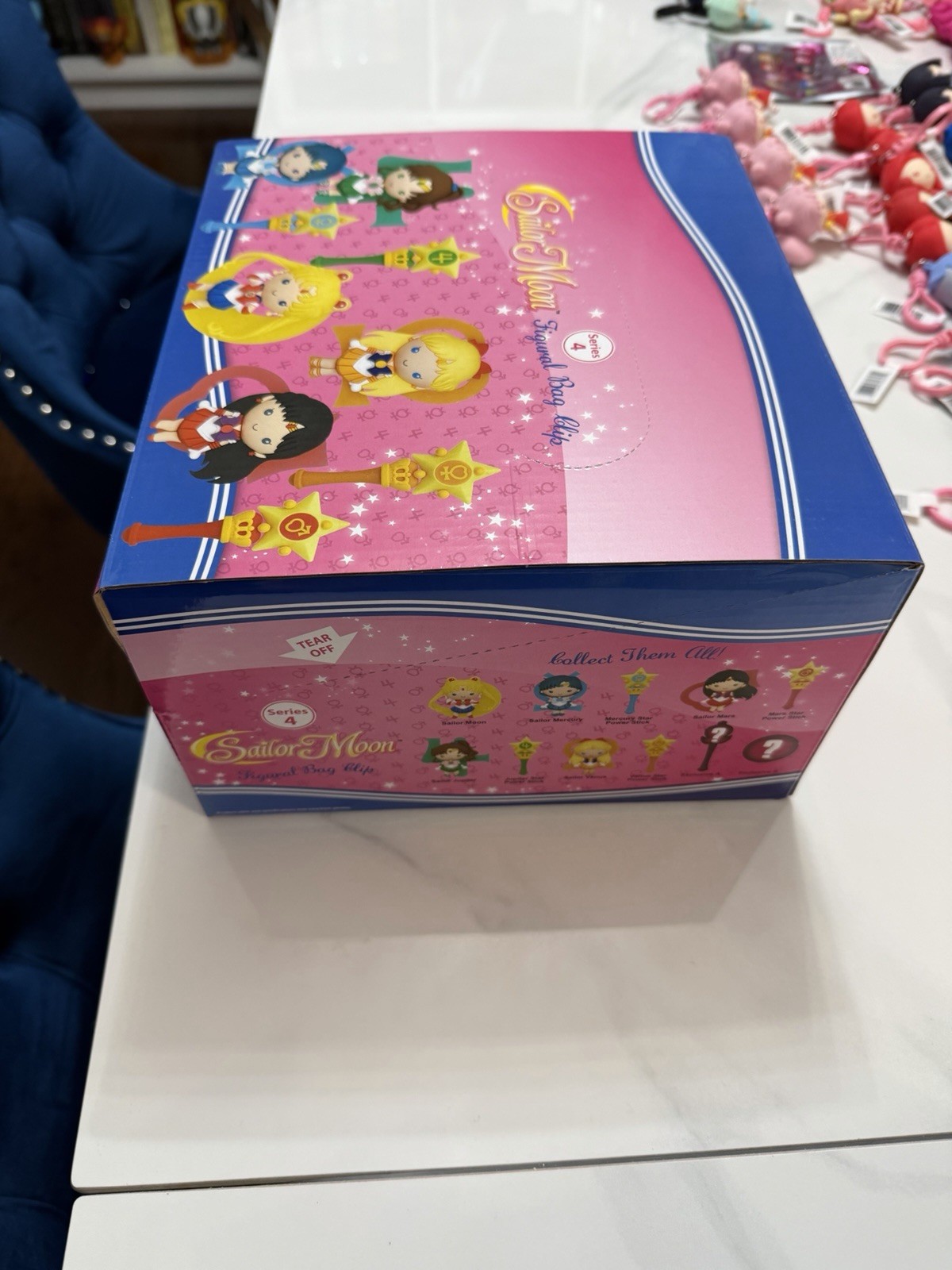 Sailor moon Figural Bag Clip Keychain Series 4 Box