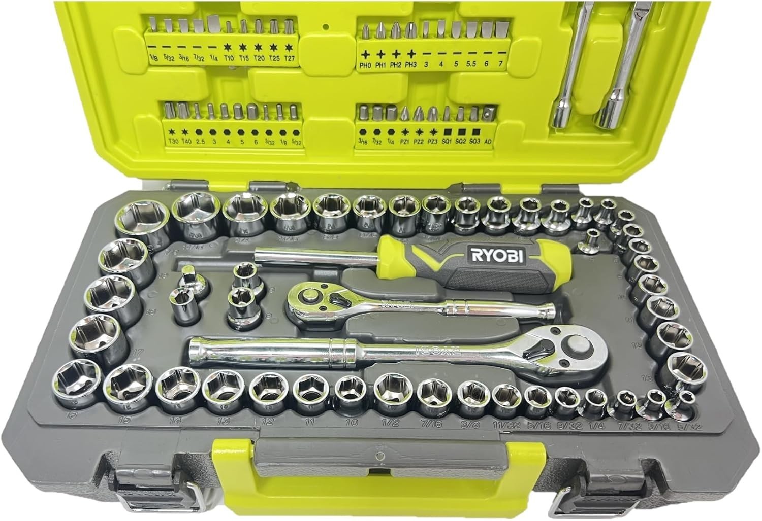 97 PC. 1/4" & 3/8" Drive Mechanics Tool Set - 6 Point