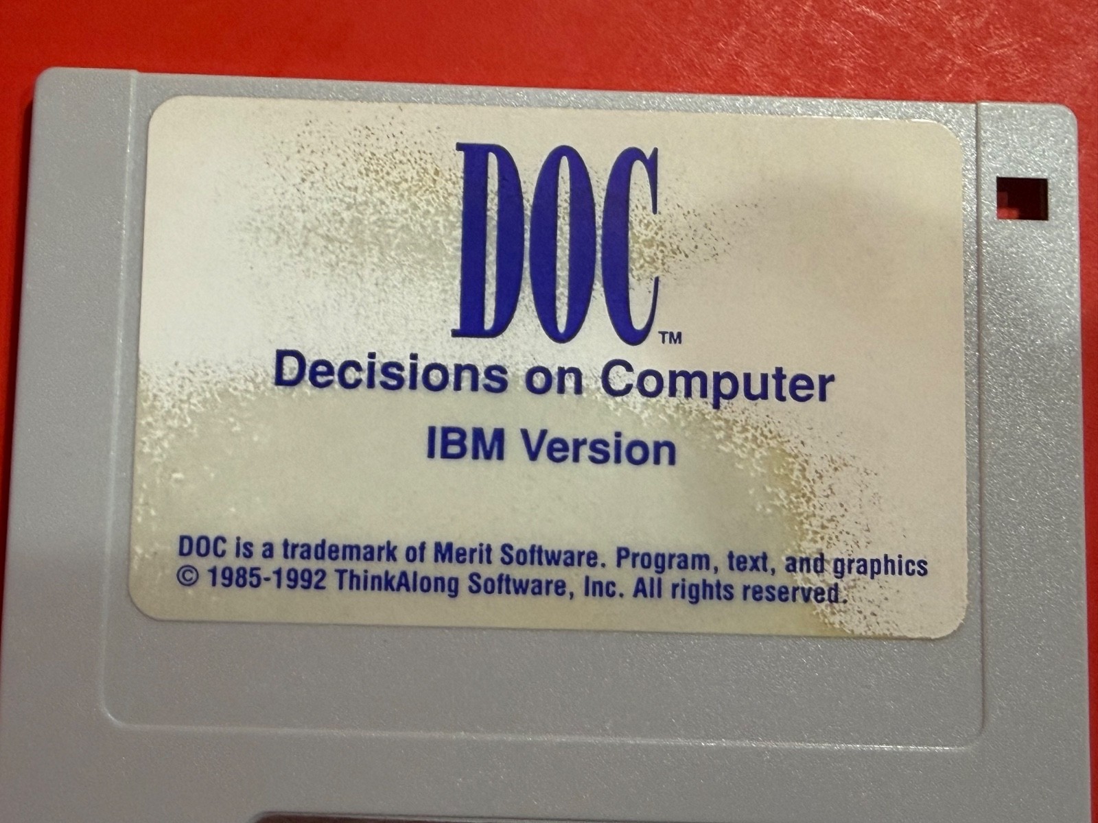 DOC Decisions On Computer 3 Disk Lot Software PC IBM