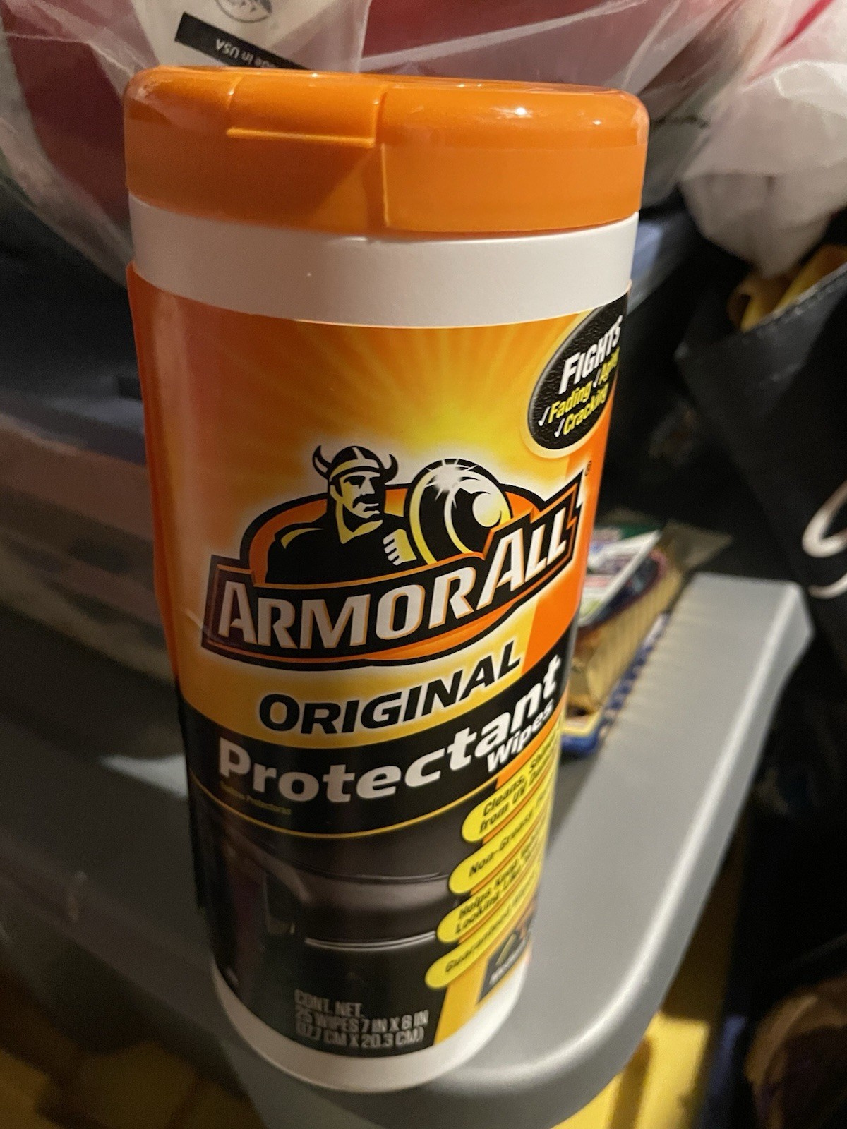 Armor All Original Protectant Wipes Car Interior Cleaner, 25 Count
