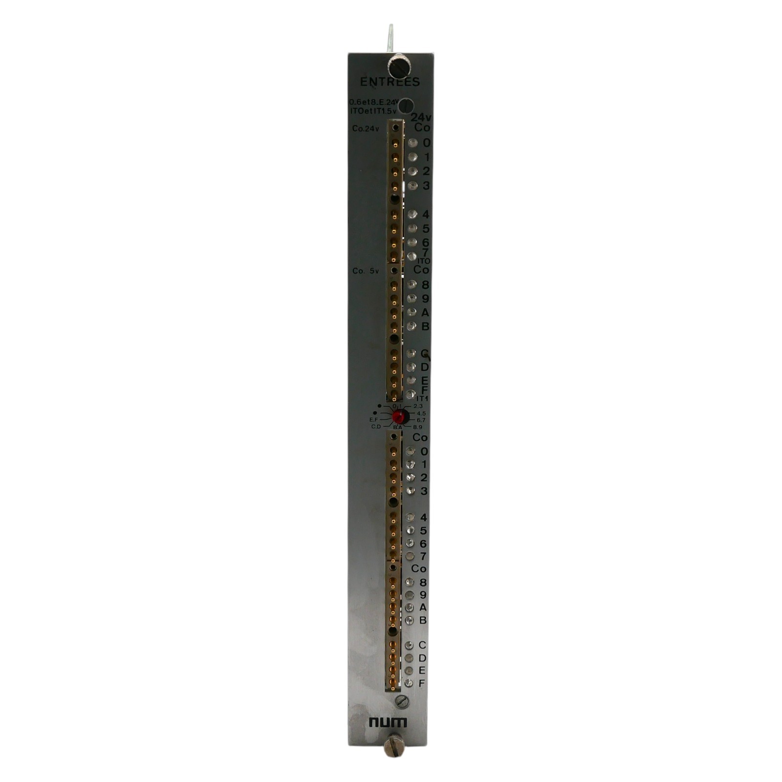 NUM ENTREES 0.6et8.E.24V ITOetIT1.5v Control Board -used-