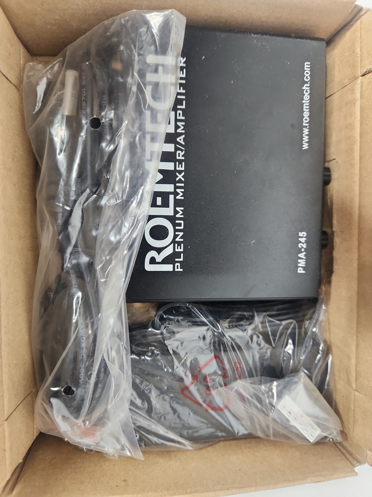 ROEMTECH Plenum Mixer Amp PMA-245H 45Watt - New Open Box