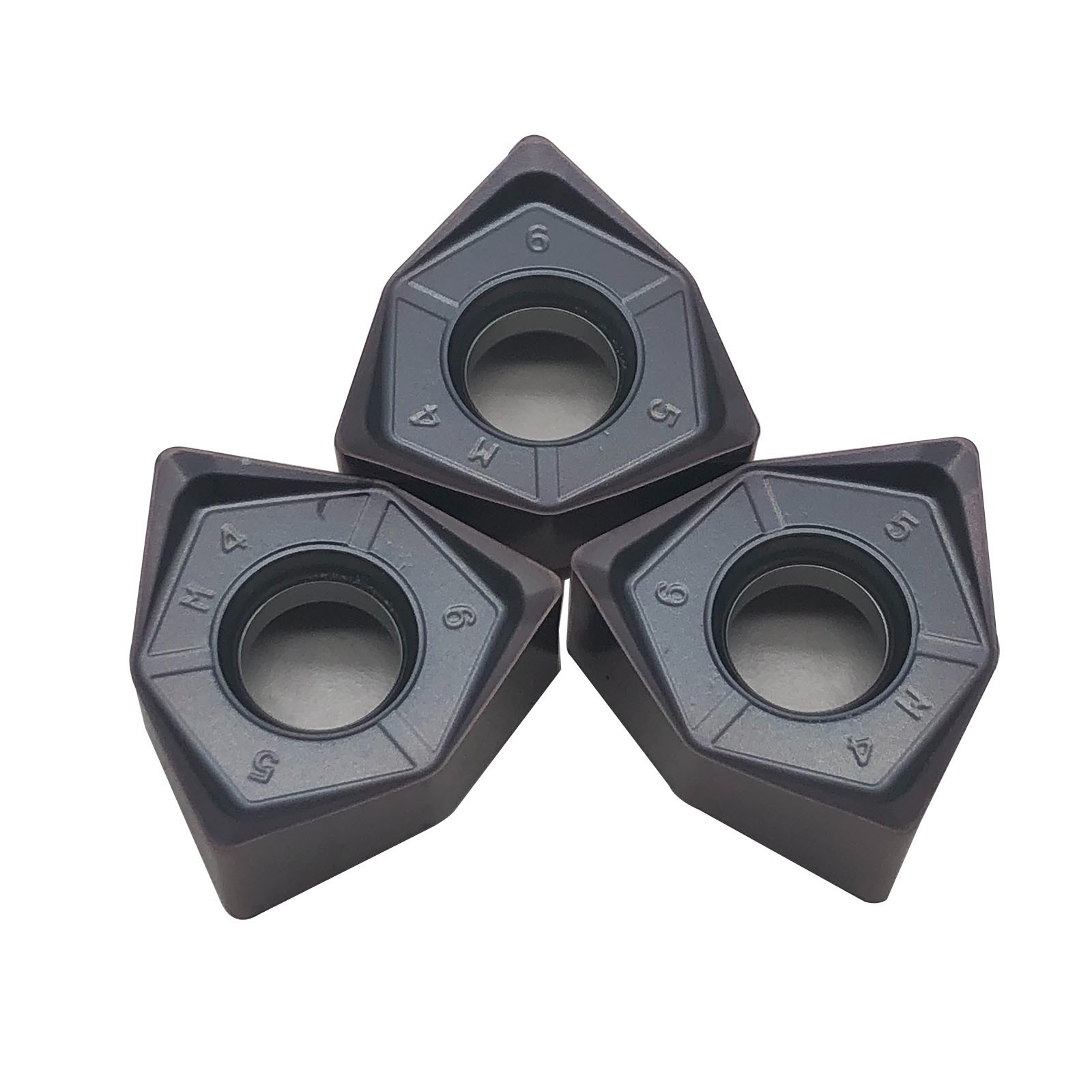 WNMU080608 Fast Feed Square Milling Grain Inserts for MFWN Milling Cutter