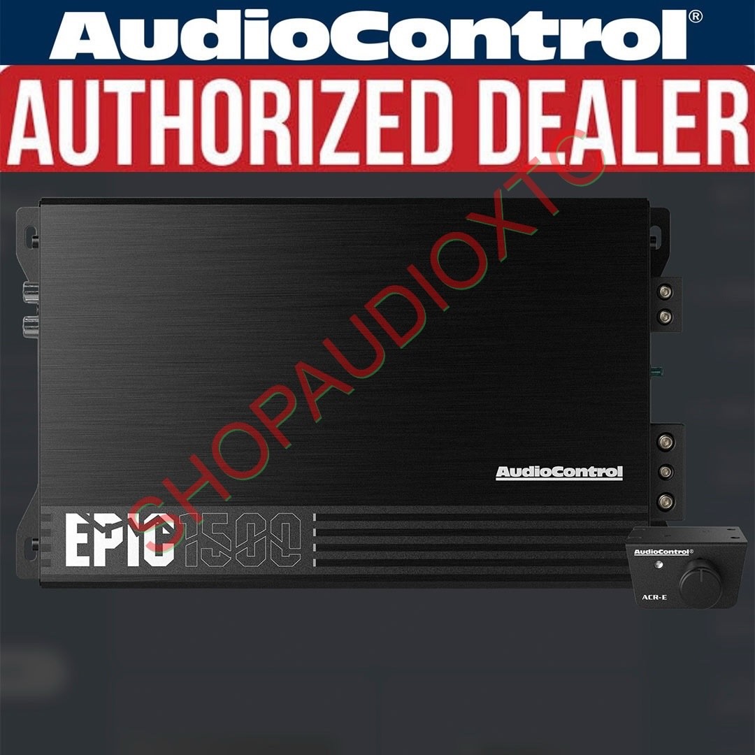 AudioControl EPIC1500 monoblock car audio AMPLIFIER 1500, 1500 @1ohm
