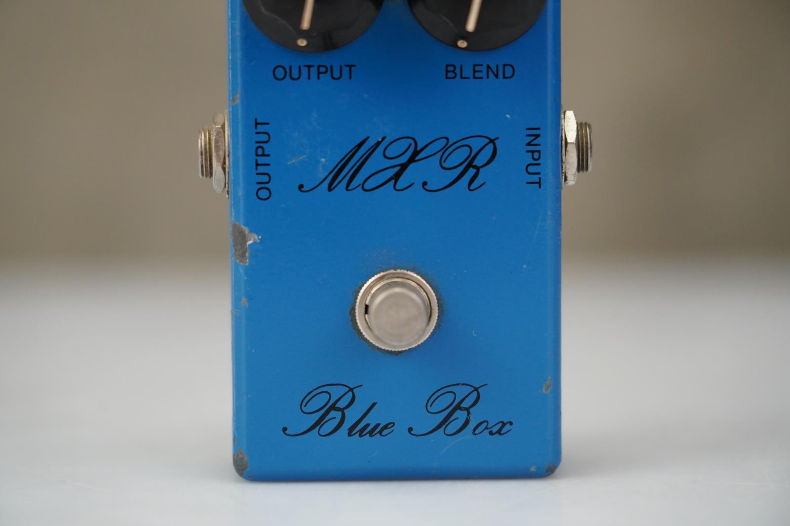 MXR Blue Box Bud Script Logo Pedal #59346