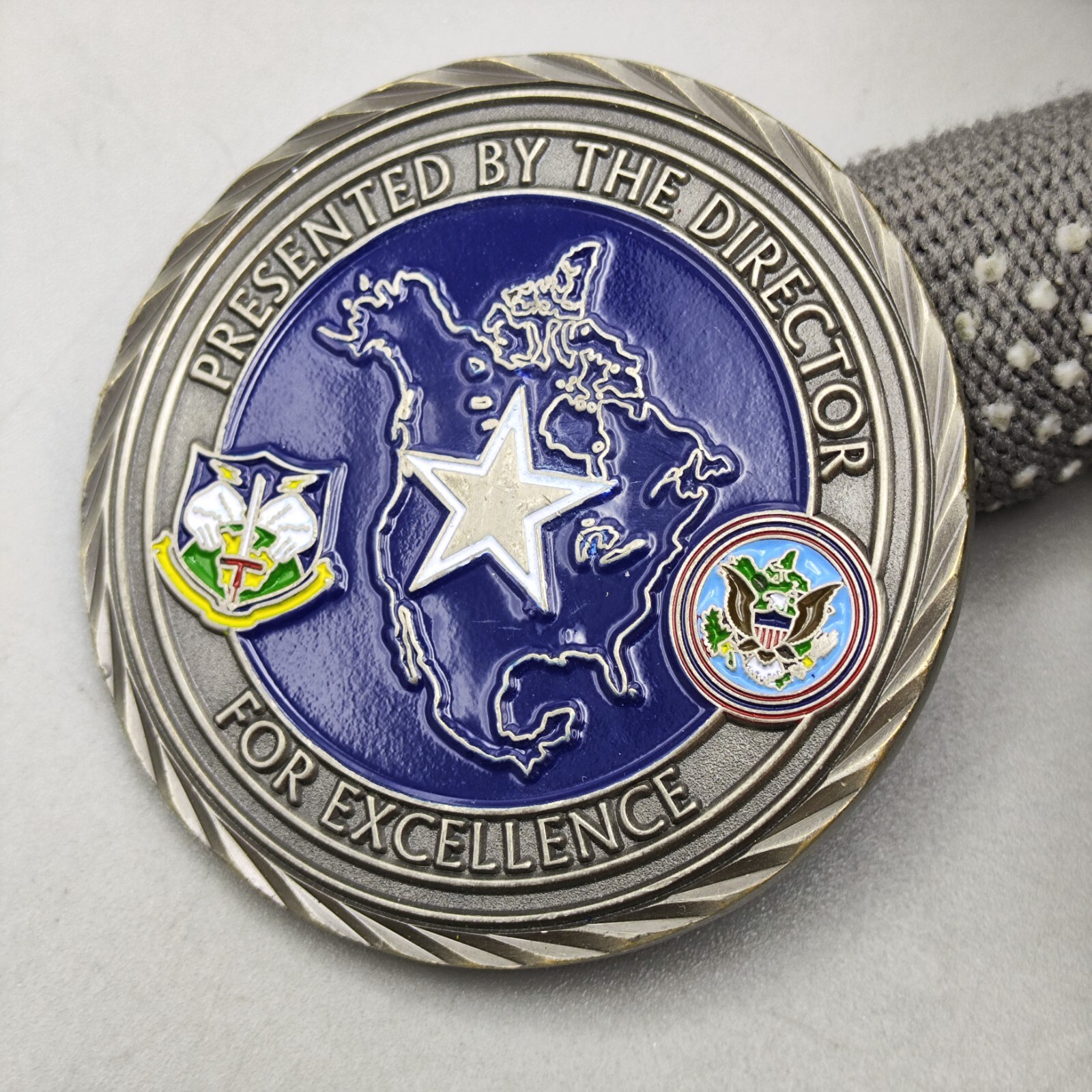 Presented by the Director for Excellence Cyberspace Operations Challenge Coin