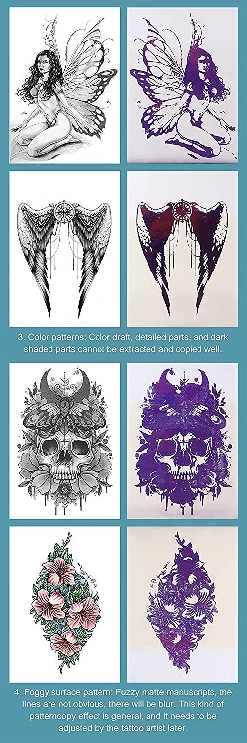 Sacnahe Tattoo Transfer Stencil Machine Copier with 20 Stencil Papers