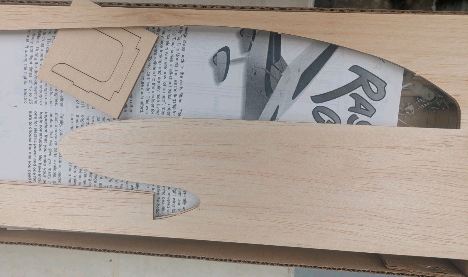 Sig Rascal C Airplane Kit In Box