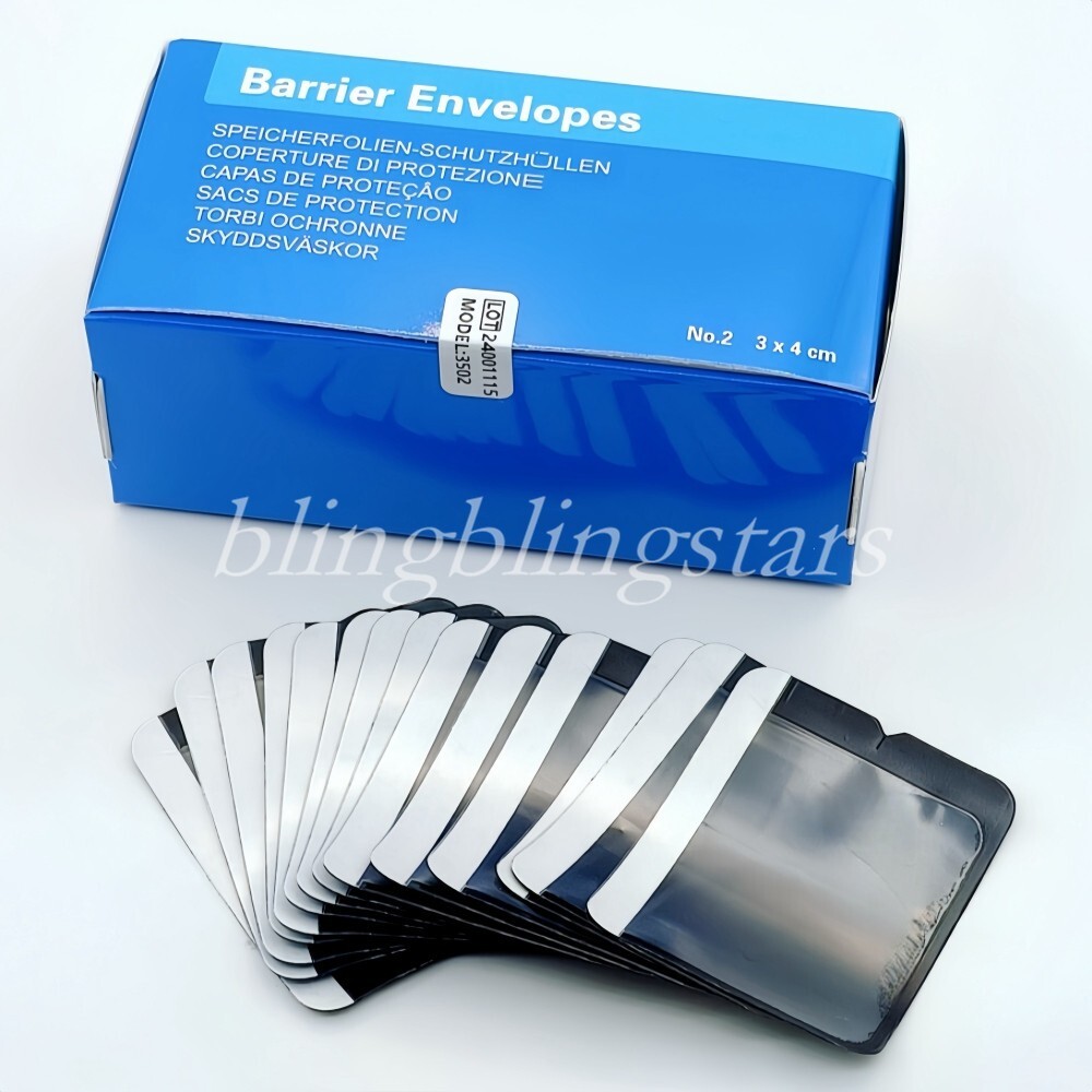 Barrier Envelope Phosphor Plate Dental Digital Sensor X-Ray Size 2 Imaging Plate
