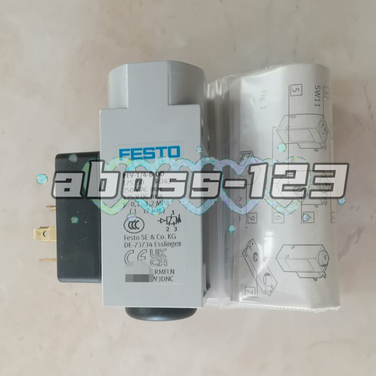 FESTO PEV-1/4-B-OD 175250 Pressure Switch#1pcs New In Box