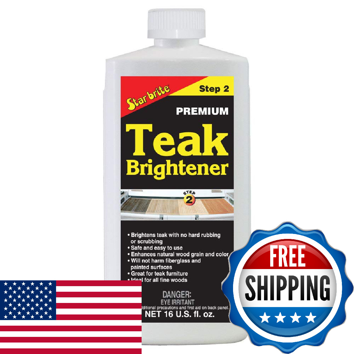 STAR BRITE Premium Teak Brightener Step 2 16oz