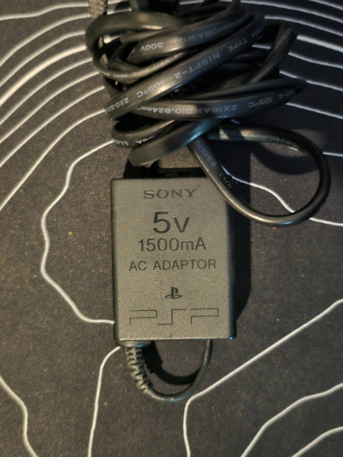 Sony PSP AC Adaptor Wall Charger 5V 1500mA USB Wired for Console Black