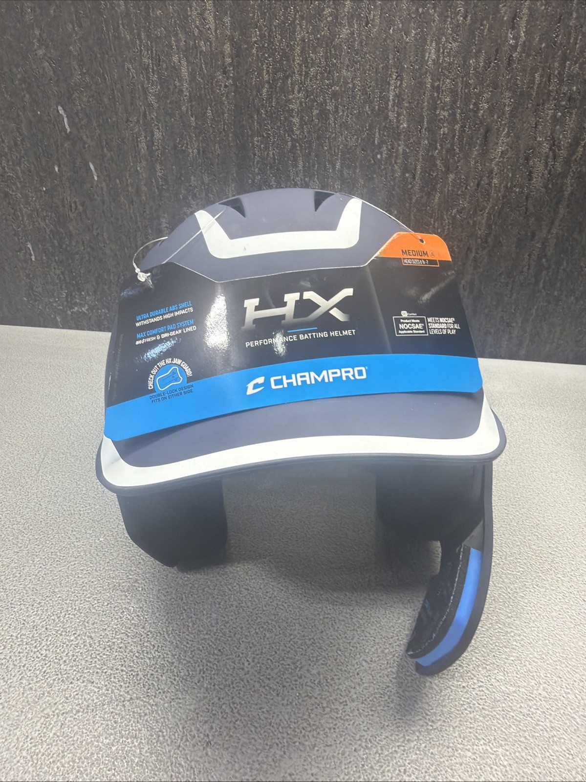 CHAMPRO HX LEGEND PLUS PERFORMANCE BASEBALL BATTING HELMET WITH REMOVEABLE JAW G