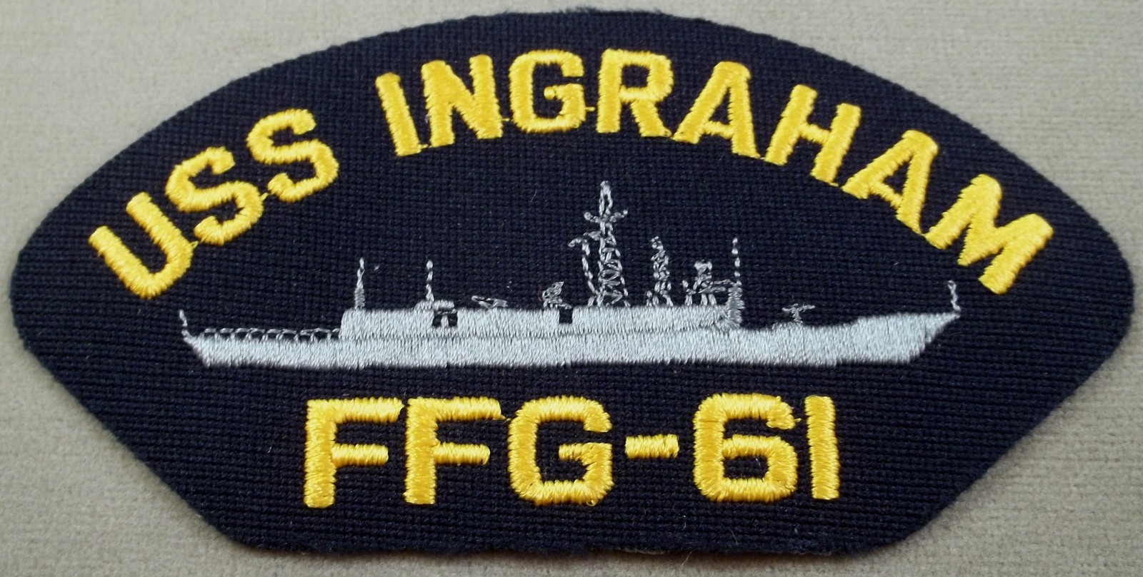 US Navy USS Ingraham  FFG - 61 Cap Patch