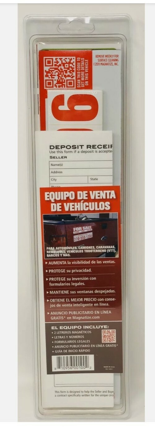 Vehicle Selling Kit