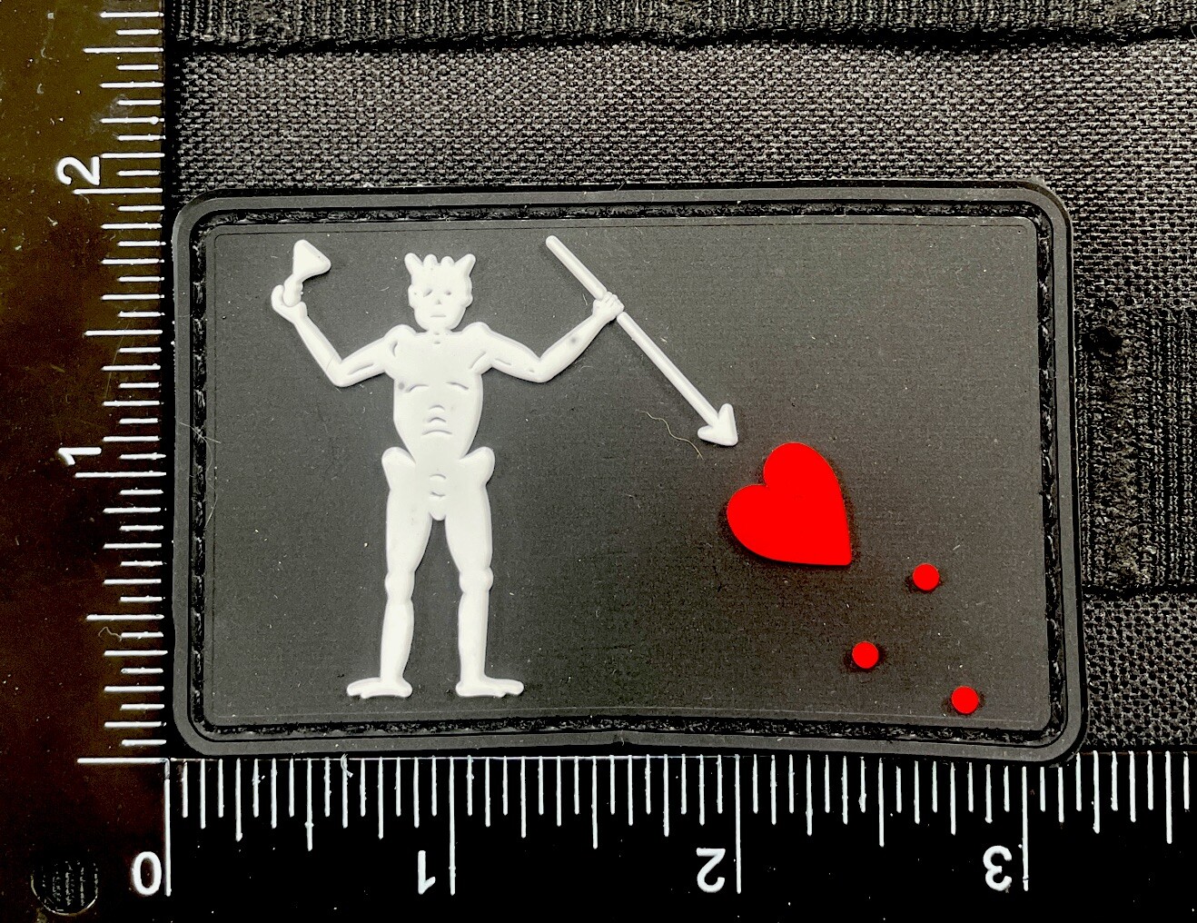 Blackbeard Pirate navy Seal DEVGRU PVC Tactical morale Patch Hook Loop