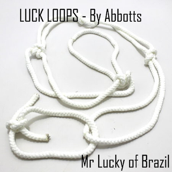 "VINTAGE" LUCKY LOOPS BY ABBOTTS  ORIGINAL MR LUCKY OF BRAZIL ROPE & INSTRUCTION