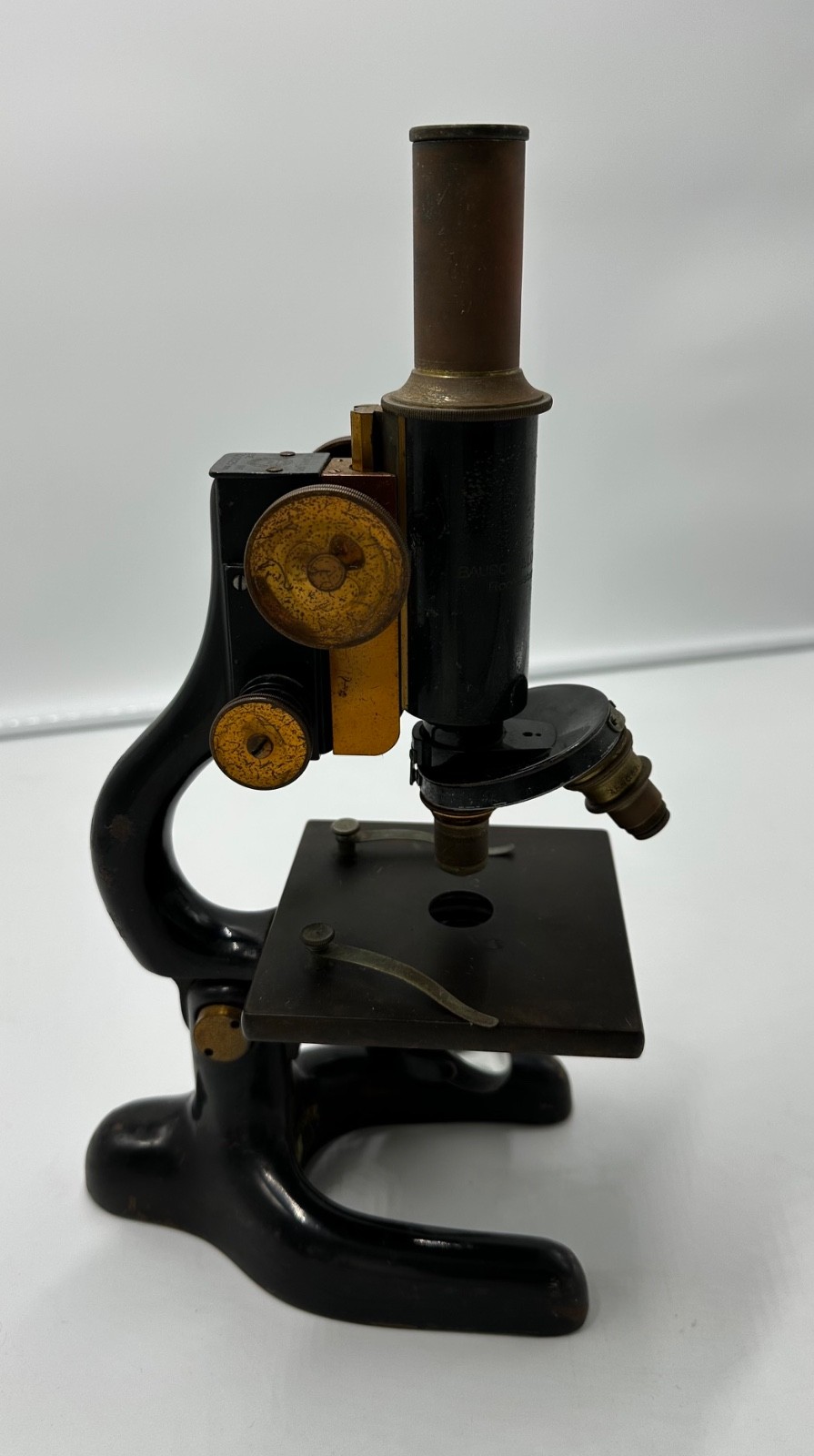 Antique Bausch & Lomb Pat Jan 5 1915  Microscope