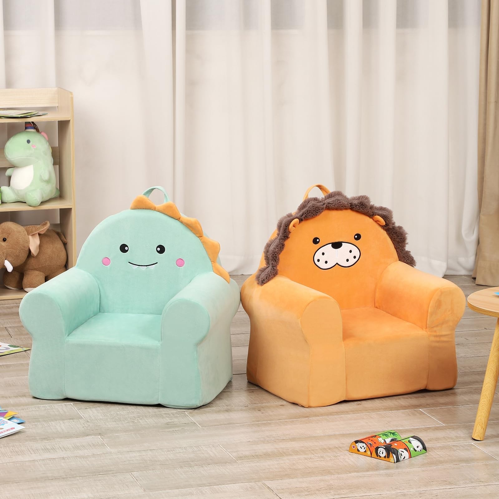 Cuddly First Chair, Premium Character Chair, Green, 18 Month up to 3 Years