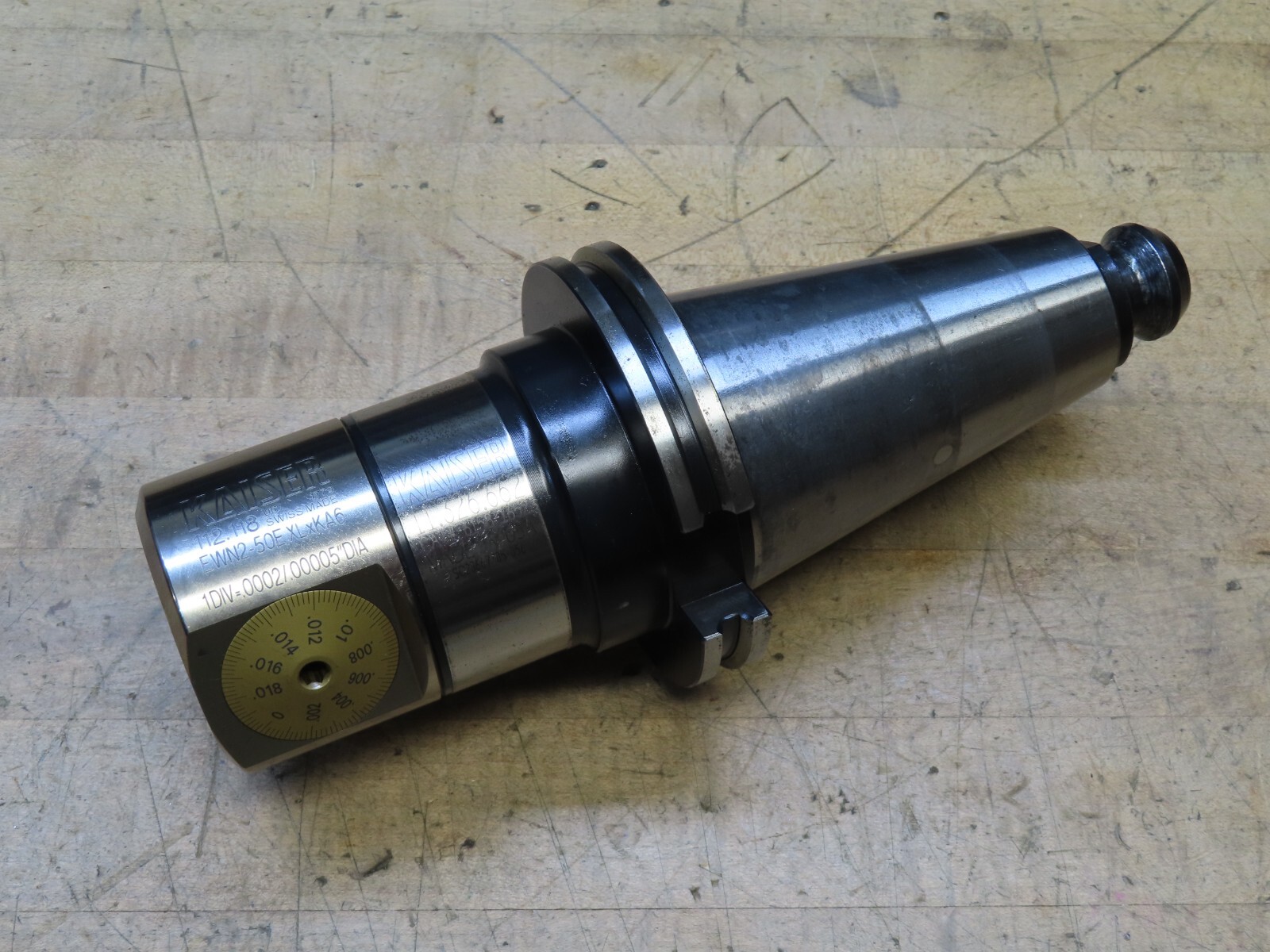 Kaiser 112.118 EWN2-50E XLxKA6 .00005" micro adjust finish boring head W/CAT50