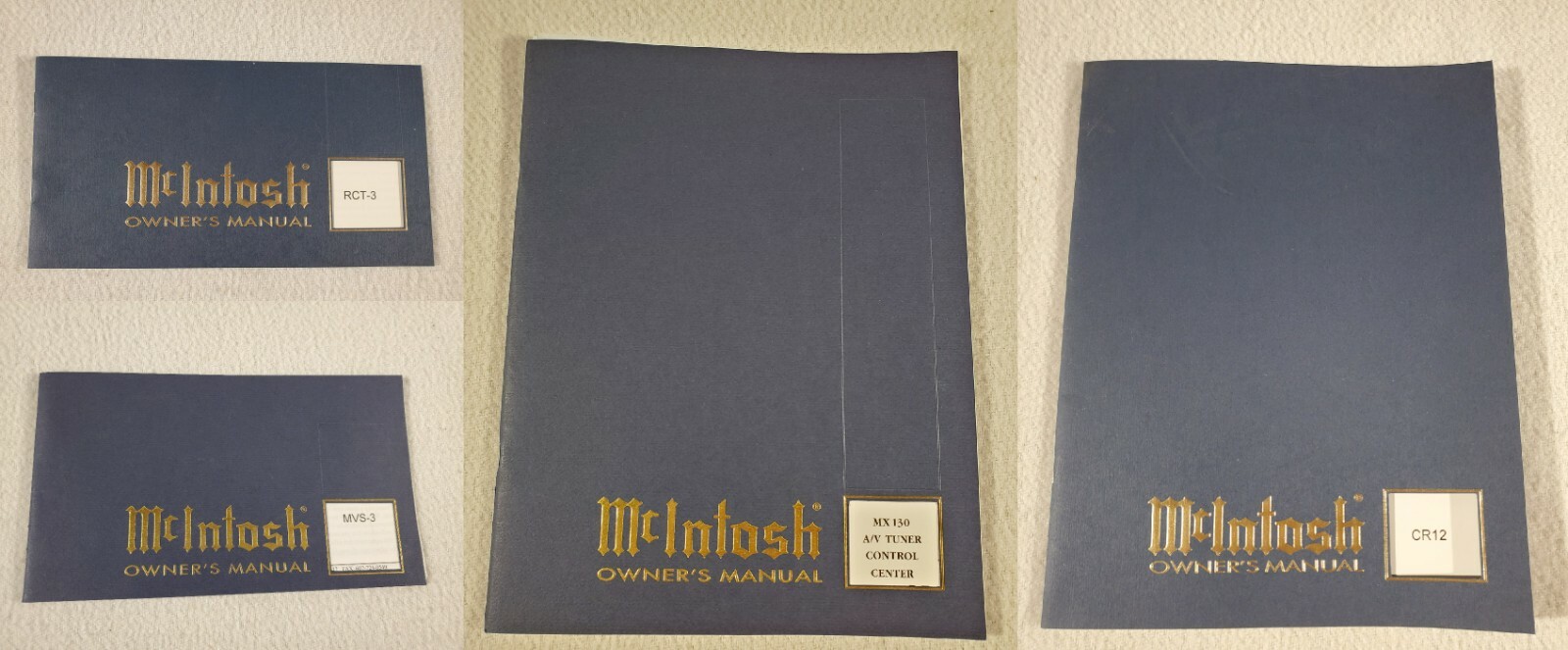 McIntosh Laboratory Inc Owner's Manual Booklet Stapled Binding