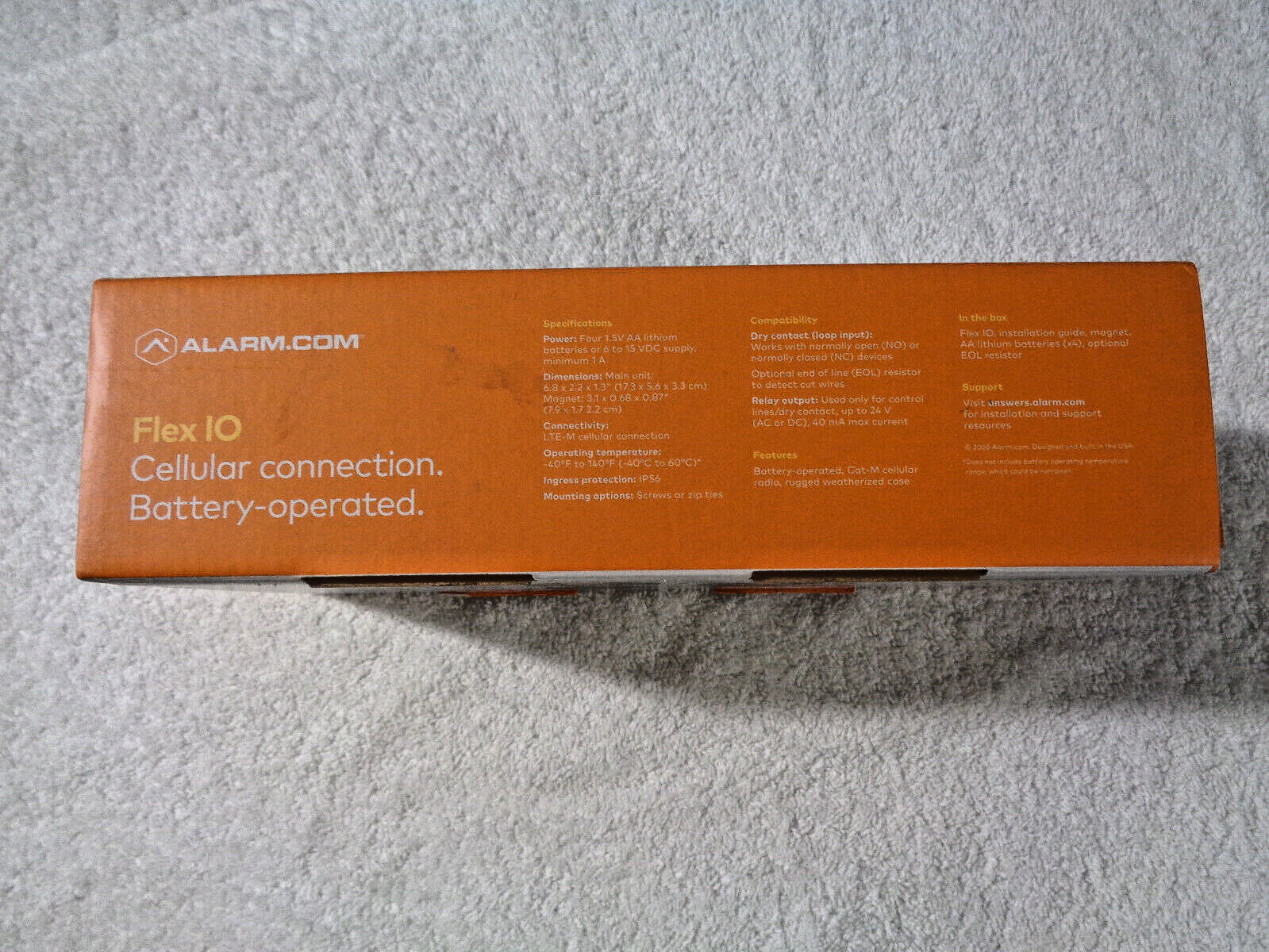Alarm.com Remote Security Alarm W/ Cellular Connection - Protect Your Stuff