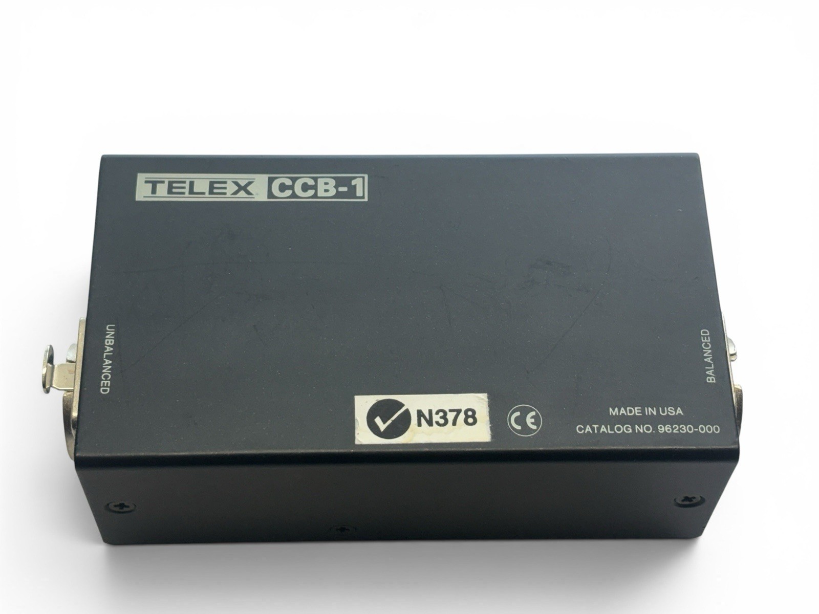 TELEX CCB-1 Audiocom to Clearcom Interface