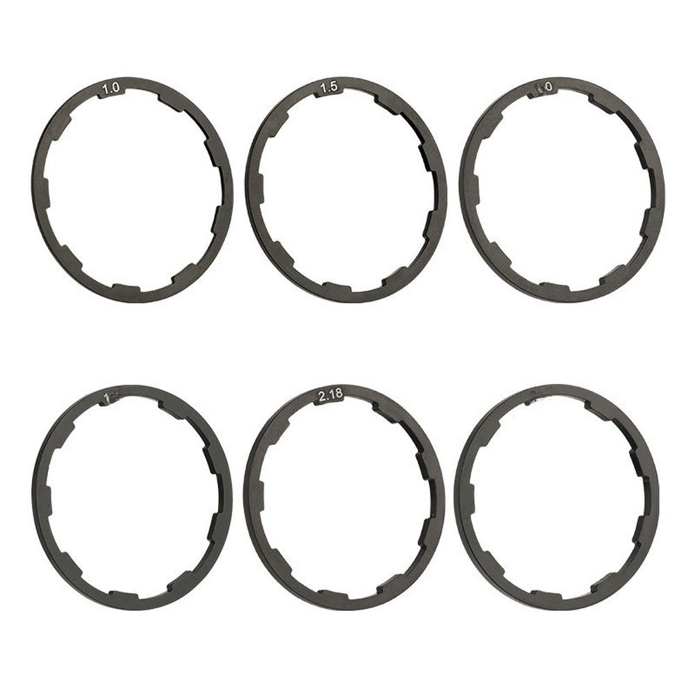 Anodized 6061 Aluminum Spacer Set for 7 For 8 9 10 11 Speed Cassette Alignment