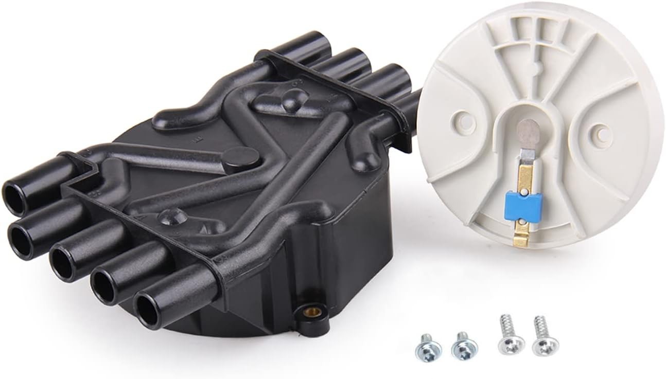 Ignition Distributor Set Brass Terminals 5.0L 5.7L Cap, Black