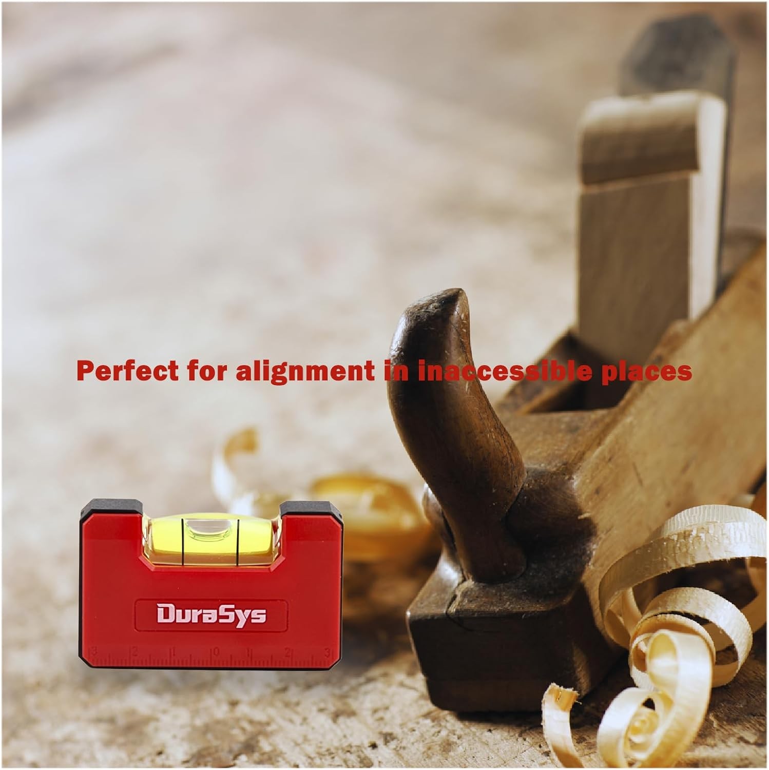 Mini Magnetic Portable Level, 1 Vial Compact Horizontal Vertical Level Tool, 2.5