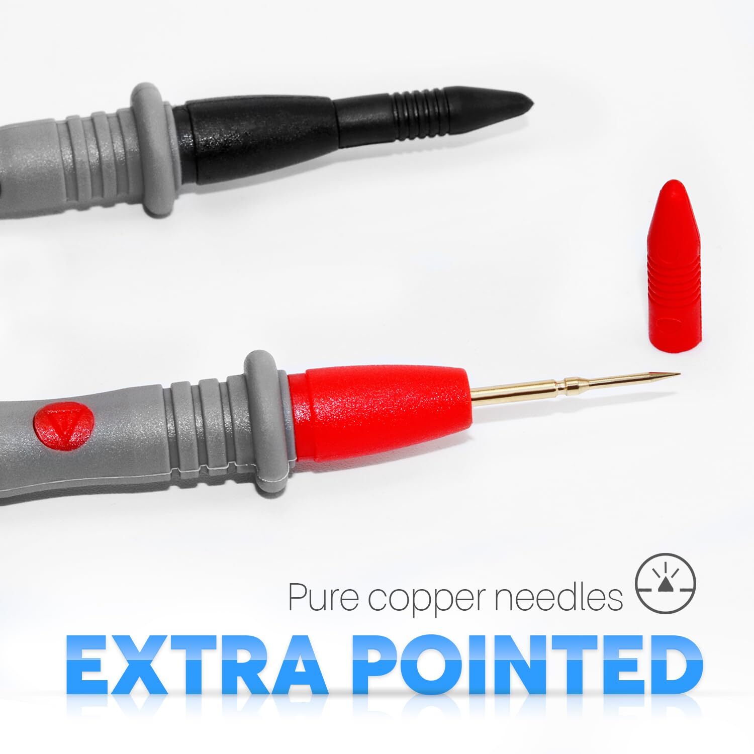 2 Pcs Professional Multimeter Test Leads 1000V 20A Digital Multi Tester Probes