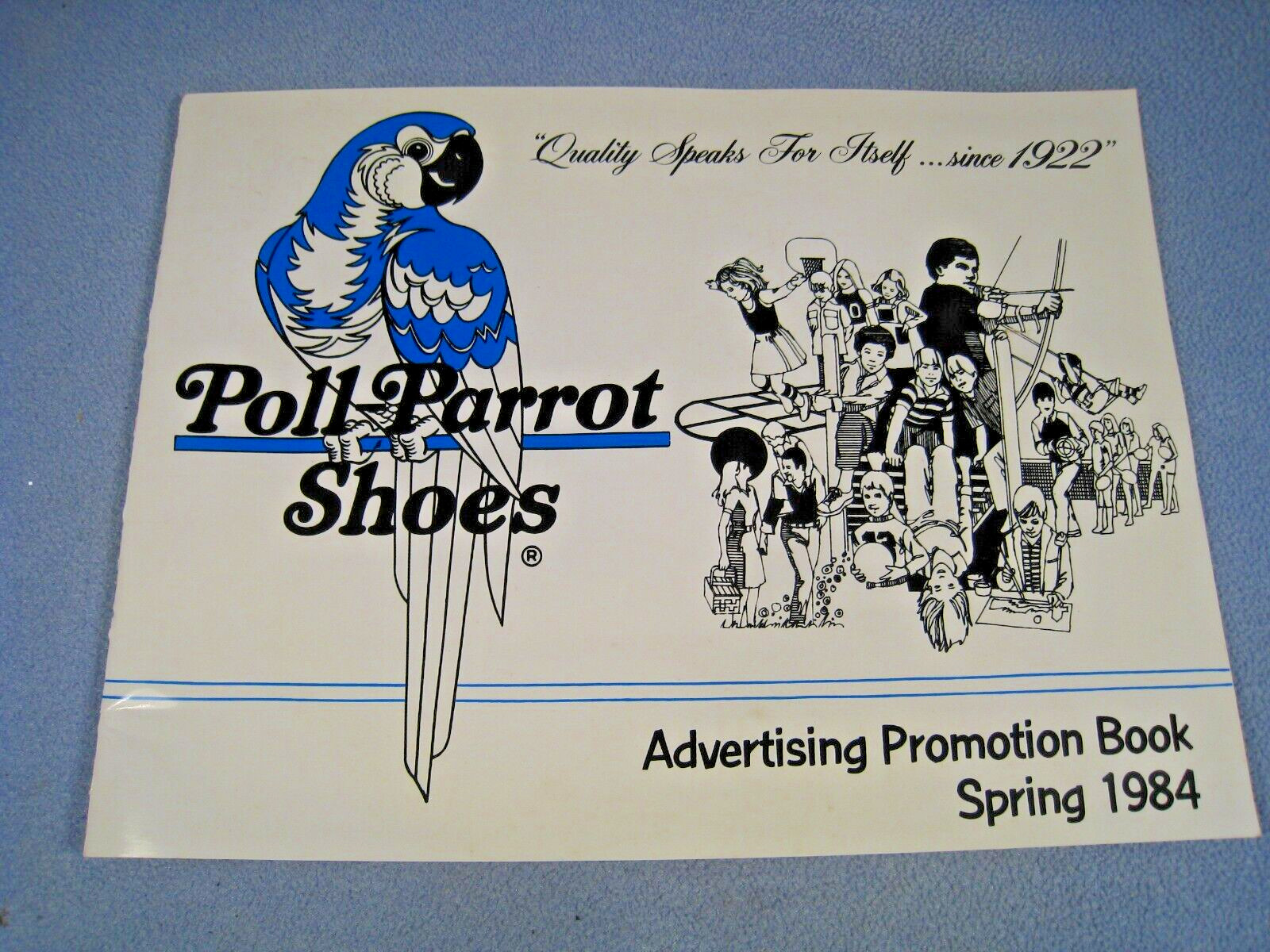 Vintage 1984 Poll Parrot Shoes Advertising Promotion Book
