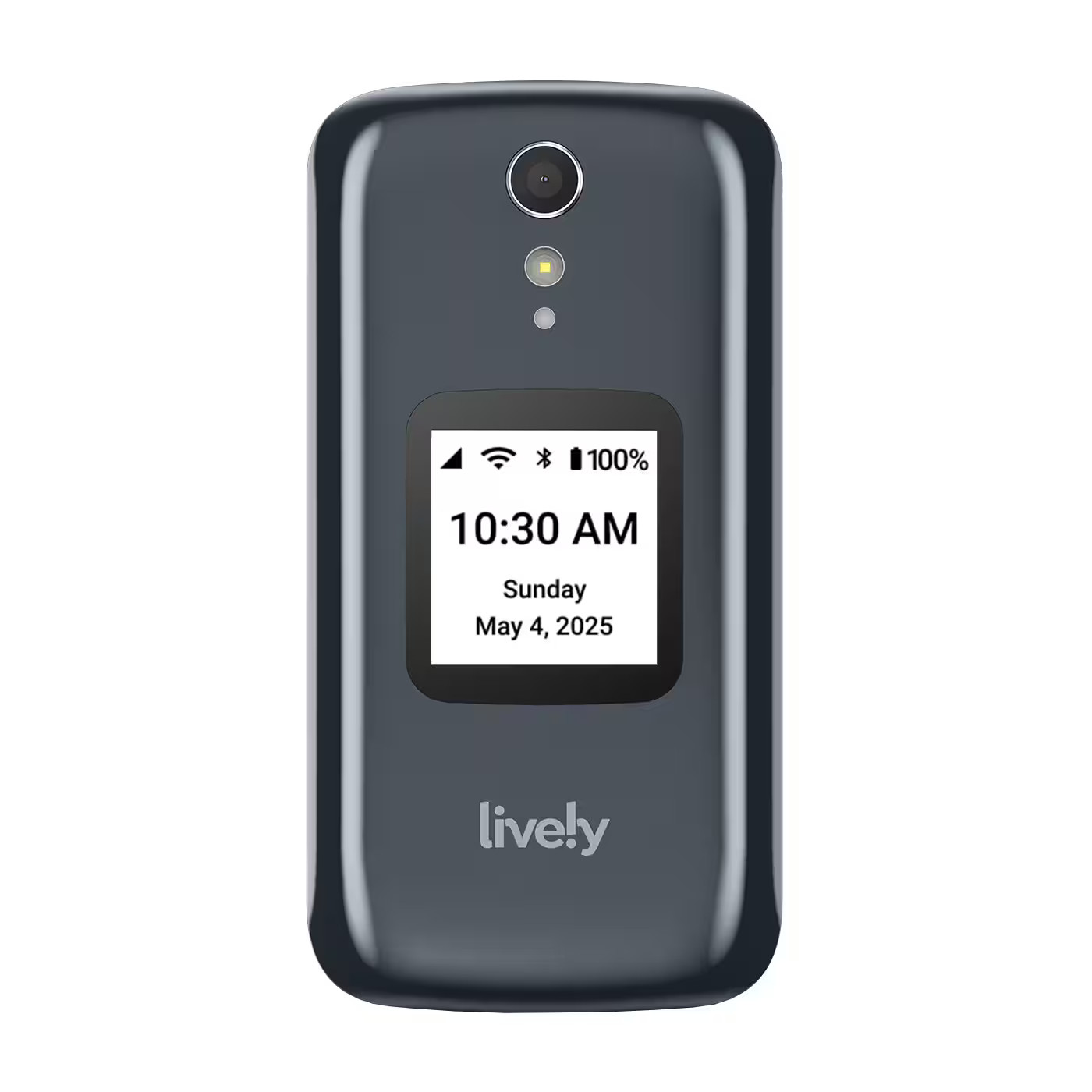 Open-Box Excellent: Lively® - Jitterbug Flip2 Cell Phone for Seniors - Gray