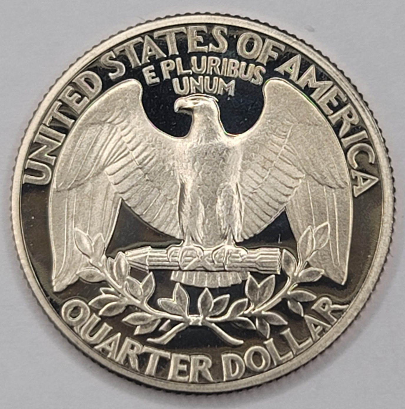 1986 S Gem Proof DCAM Washington Quarter - CN-Clad