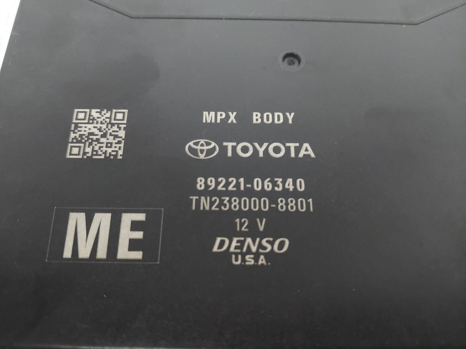 2018 Toyota Camry Le 2.5L Multi Plex Network Computer Module Unit 82730-06A80
