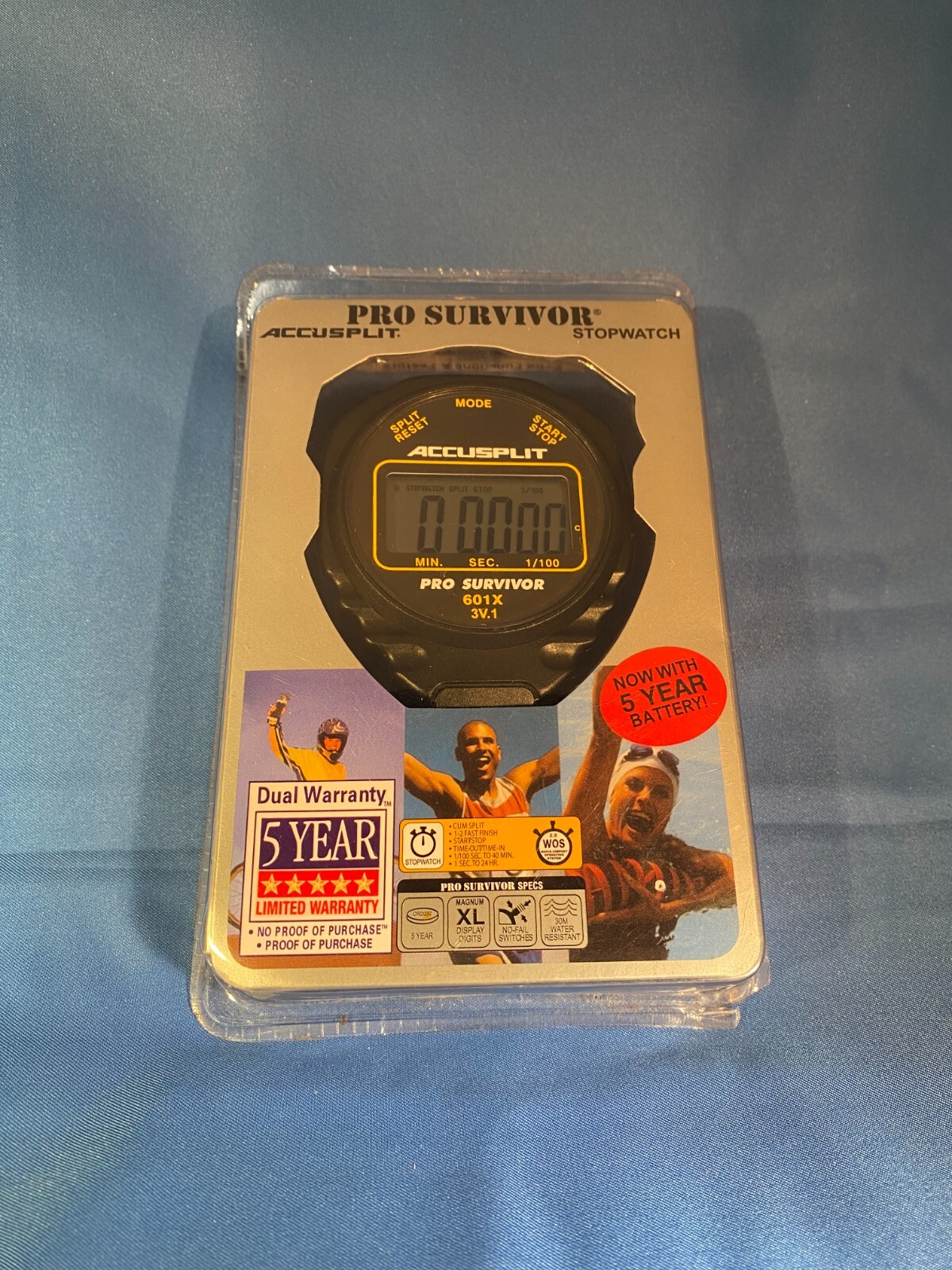 Accusplit Pro Survivor 601X Stopwatch, Extra shock resistant