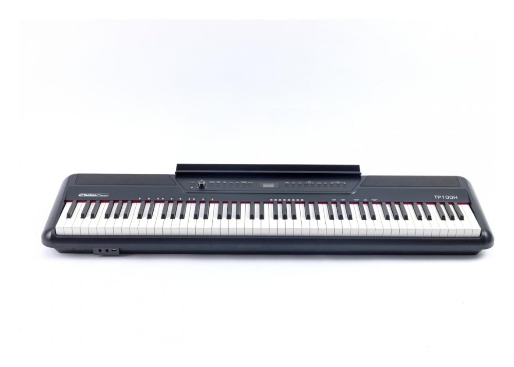 Technopiano TP 100H Digital Piano, Bluetooth, Black Color, Sound Of E