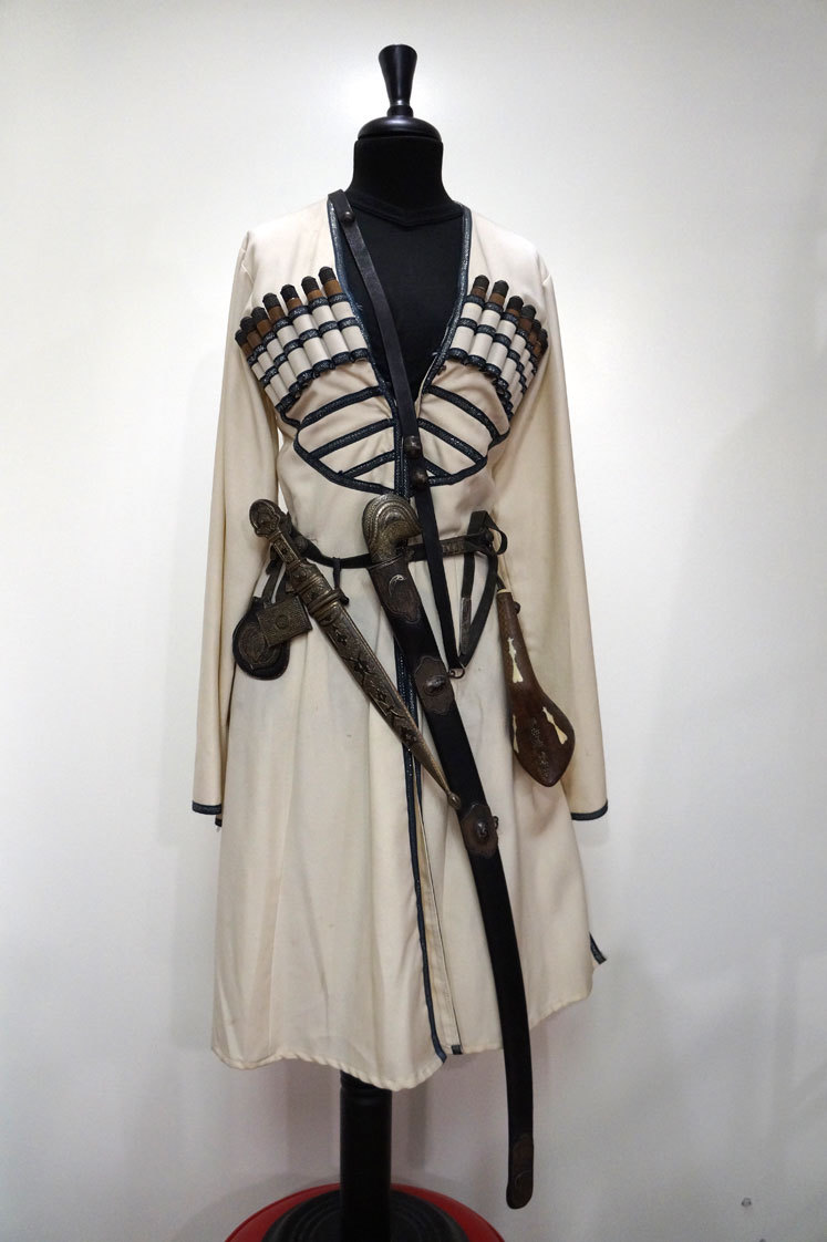 Vintage Caucasian warrior Original weapons,19th century